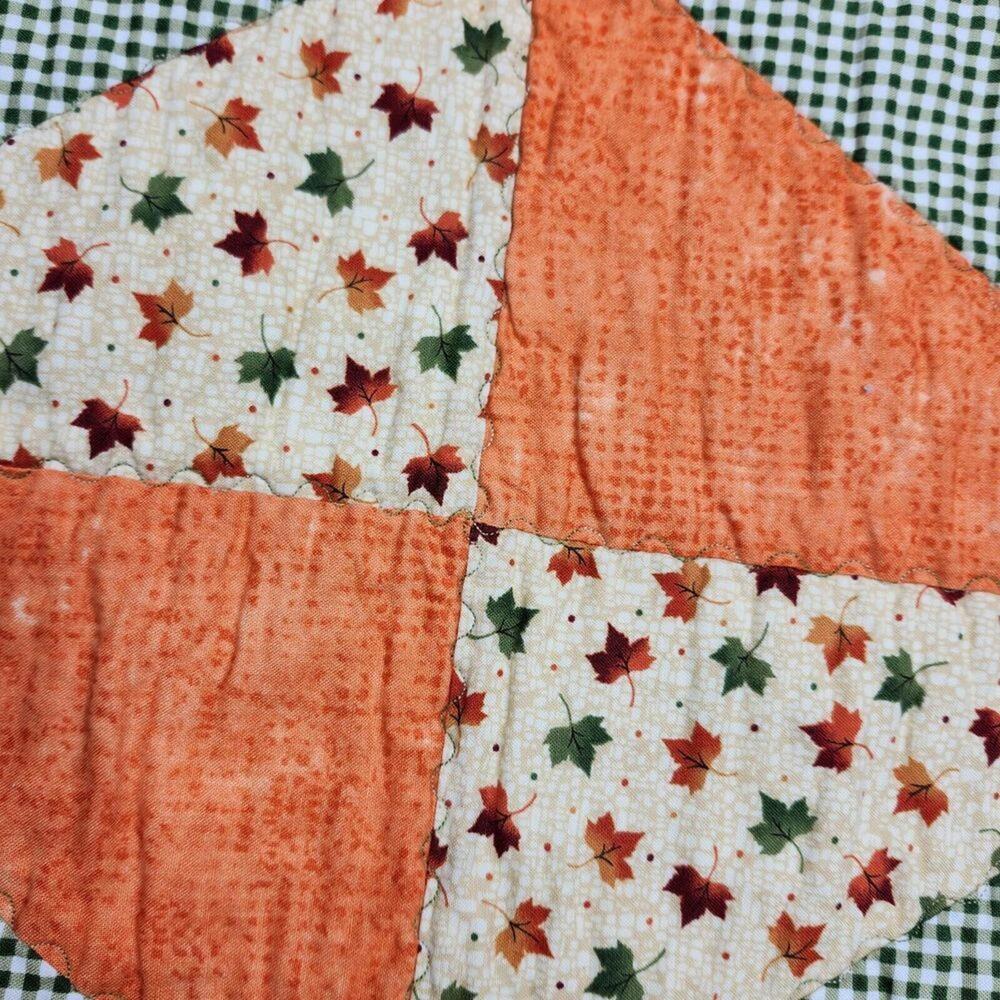Set of 7 Handmade Fall Harvest Thanksgiving Placemats 16 x 12 Inches‎